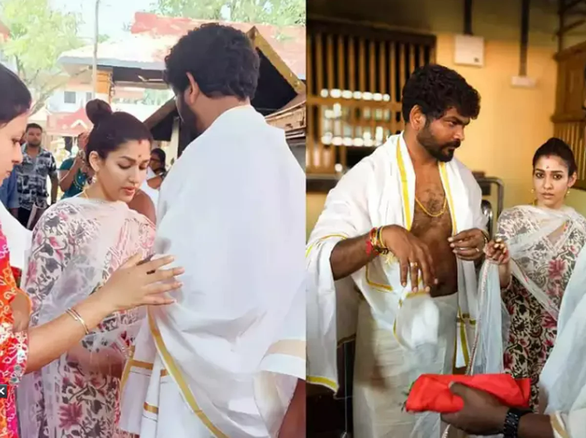 கேரளாவின் பழமையான கோயிலில் நயன்தாரா - விக்னேஷ் சிவன் வழிபாடு: முன்னதாக அசைவ உணவகத்திற்கு திடீர் விசிட்!