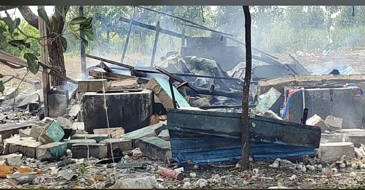 கடலூரில் தரைமட்டமான வெடி தொழிற்சாலை: பறிபோன மூவரின் உயிர்
