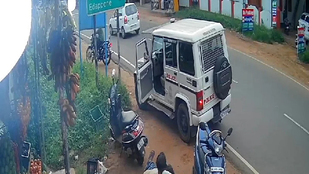 டூவீலரில் பின் தொடர்ந்து வந்து இன்ஸ்பெக்டரை அரிவாளால் வெட்டிக் கொல்ல முயன்ற வாலிபர்: பதைபதைக்க வைக்கும் சம்பவத்தால் மக்கள் அதிர்ச்சி!