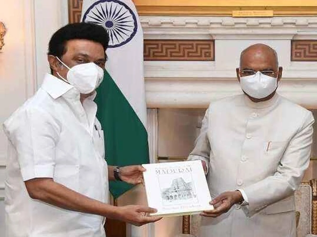 `வெற்றிகரமாக பணியை நிறைவு செய்துள்ளீர்கள்'- ராம்நாத் கோவிந்த்தை வாழ்த்தும் முதல்வர் ஸ்டாலின்