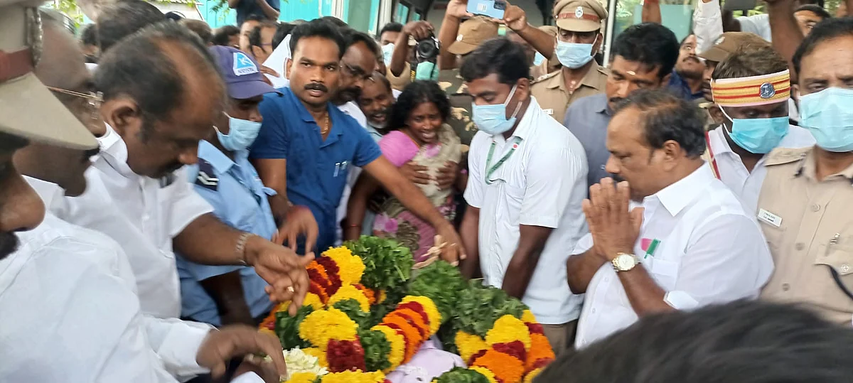 அமைச்சர் வெ. கணேசன் அஞ்சலி