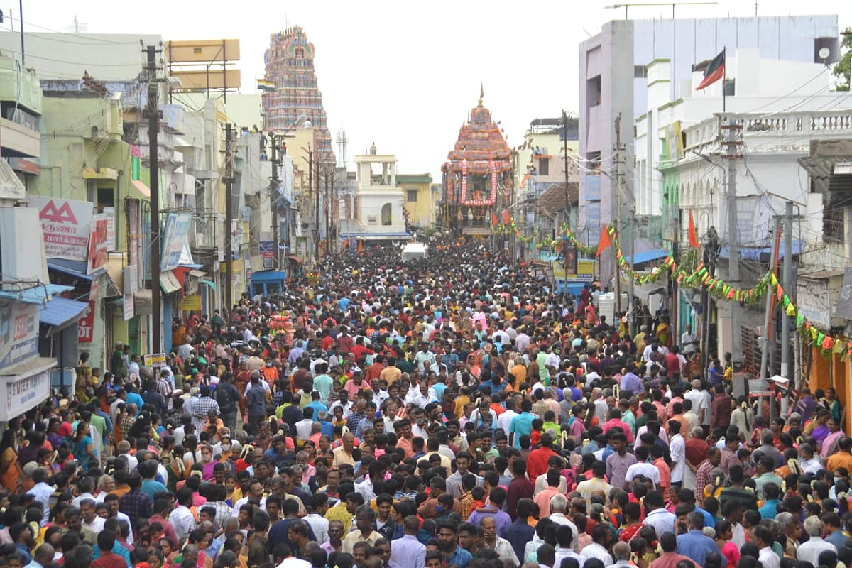 நெல்லையப்பர் கோயில் தேரோட்டம்