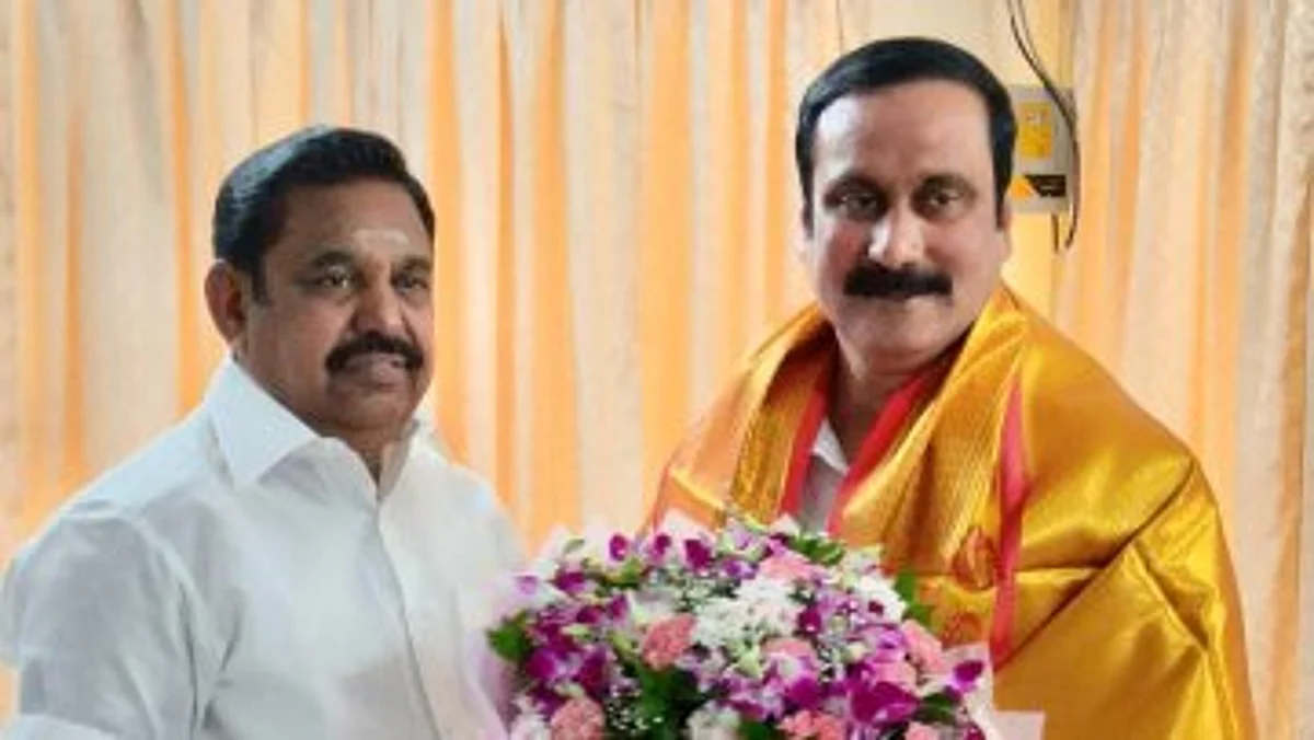 எடப்பாடி பழனிசாமிக்கு முதல் ஆளாக வாழ்த்து தெரிவித்த அன்புமணி!