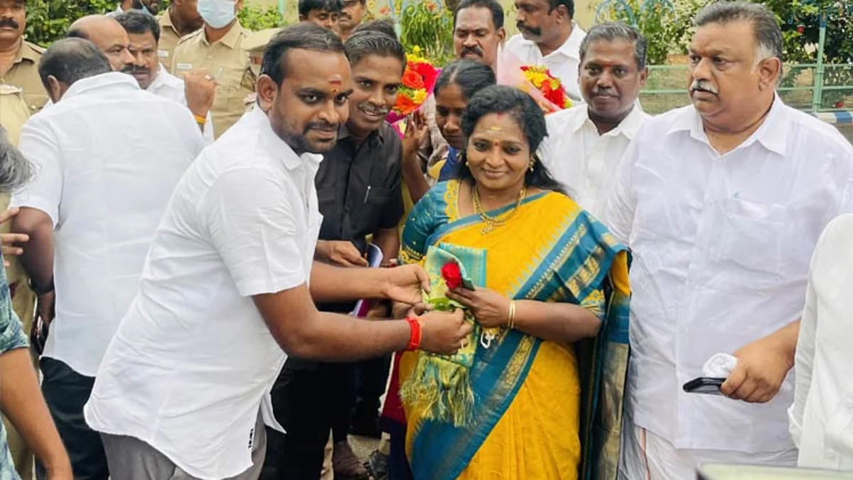 புதுக்கோட்டையில் தமிழிசை சௌந்தரராஜன்