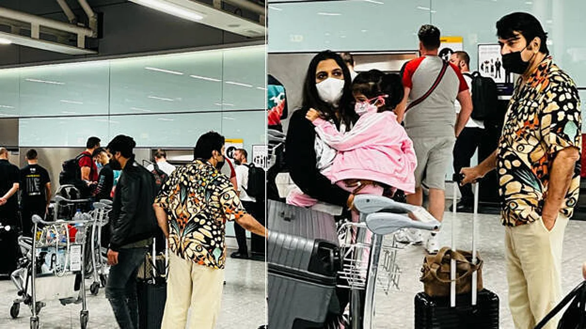 சூப்பர் ஸ்டார் நடிகர்கள் இதற்குத் தான் இங்கிலாந்து சென்றார்களா?: வைரலாகும் புகைப்படங்கள்