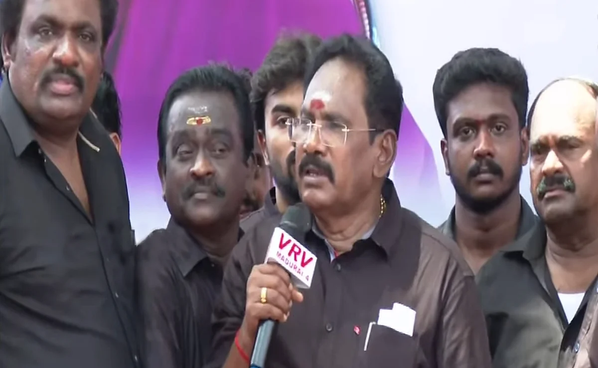 `திமுகவிற்கு சரியான எதிரி நாங்கள் தான்'- ஆர்ப்பாட்டத்தில் பாஜகவுக்கு நினைவூட்டிய செல்லூர் ராஜூ