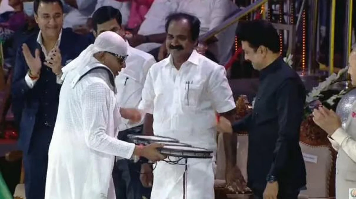 சிவமணியுடன் இணைந்து டிரம்ஸ் வாசித்த முதல்வர் ஸ்டாலின்!