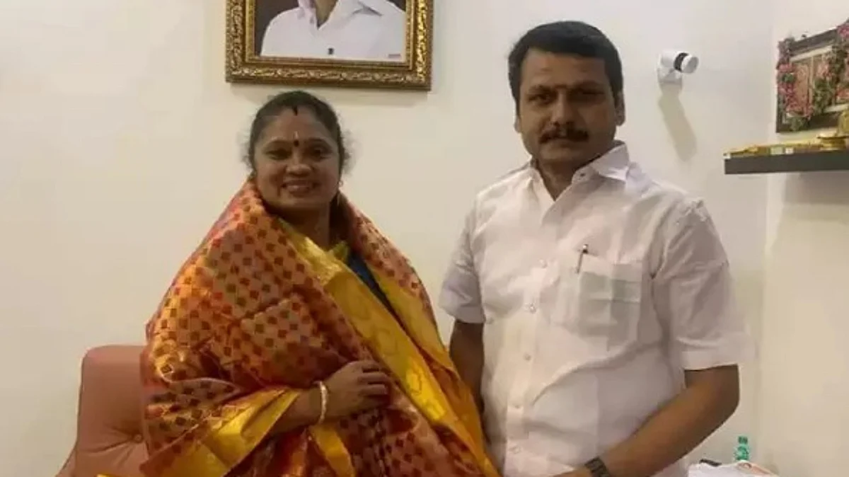 செந்தில் பாலாஜி வீழ்த்திய முதல் விக்கெட்: திமுகவில் இணைகிறார் பாஜக மகளிரணி நிர்வாகி!