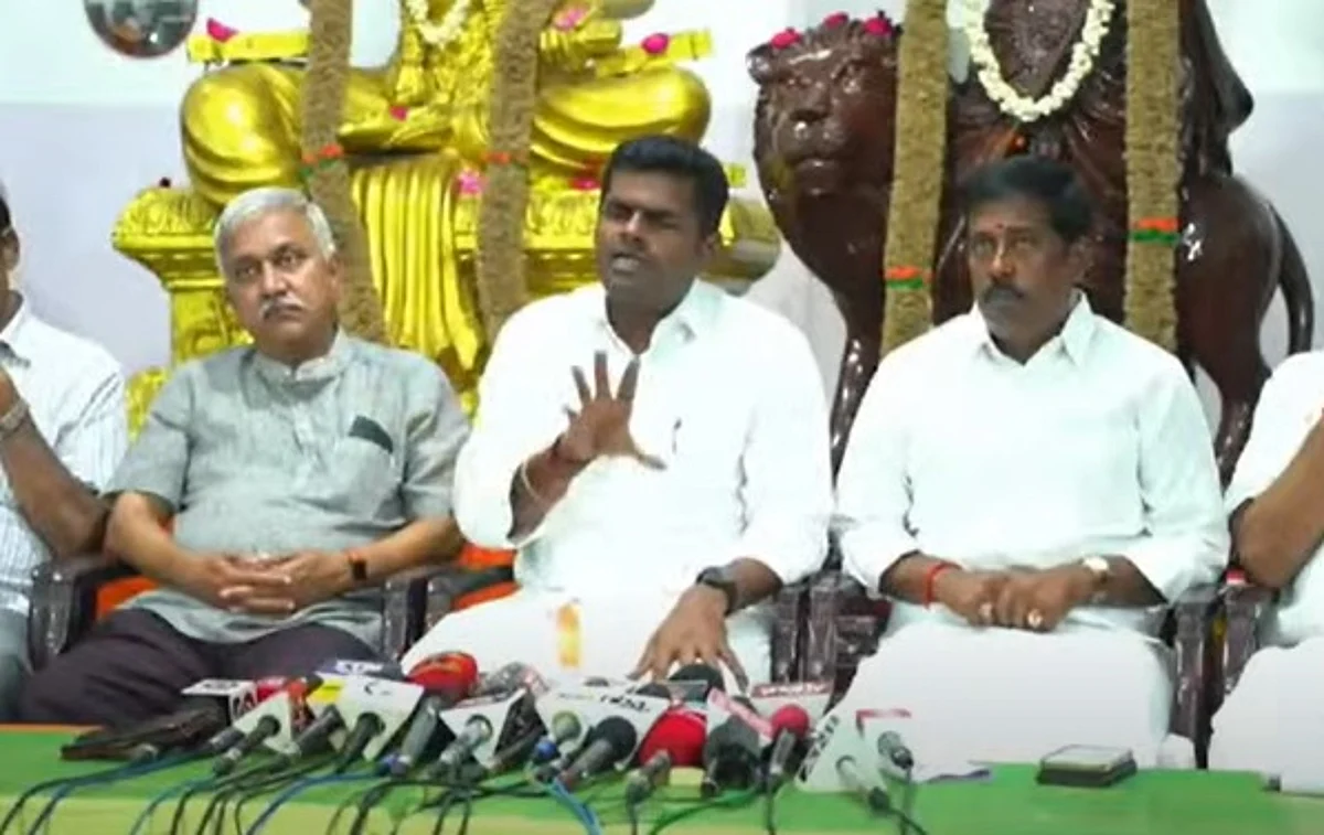 `காலணி வீசப்பட்டதால் நிதியமைச்சரின் தவறு திசை திருப்பப்பட்டுவிட்டது'- சொல்கிறார் அண்ணாமலை