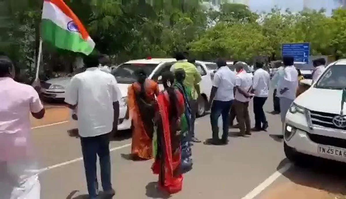 நிதியமைச்சர் பிடிஆர் தியாகராஜன் கார் மீது தாக்குதல்: பாஜகவினரை கைது செய்தது போலீஸ்
