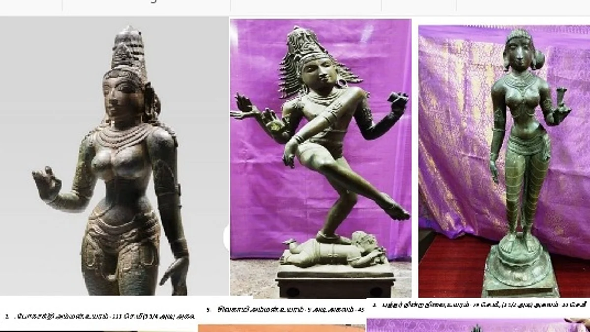 ஆயிரம் ஆண்டுகள் பழமையான சிலைகள் மீட்பு: அடம்பிடித்த ஸ்தபதிக்கு எதிராக அதிரடி காட்டியது போலீஸ்