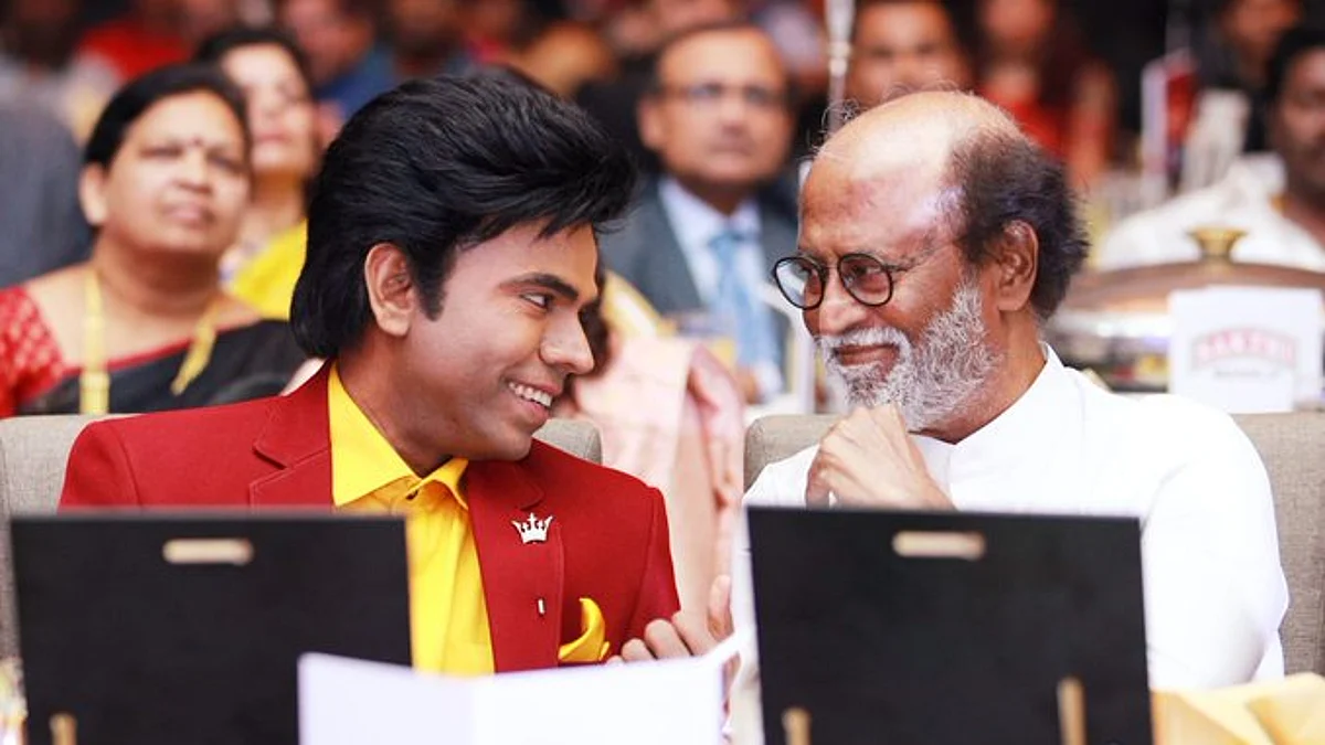 லெஜண்ட் சரவணனுடன் ரஜினி: பரபரப்பு கிளப்பிய ட்வீட்!