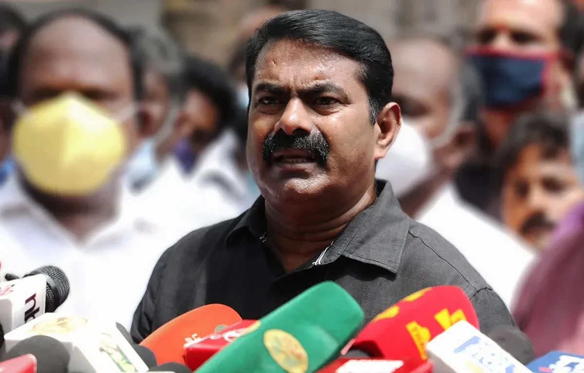 `நாட்டைக் கூறுபோட்டு விற்கத் தரகு வேலை செய்கிறார் மோடி'- 5ஜி முறைகேட்டால் கொந்தளிக்கும் சீமான்