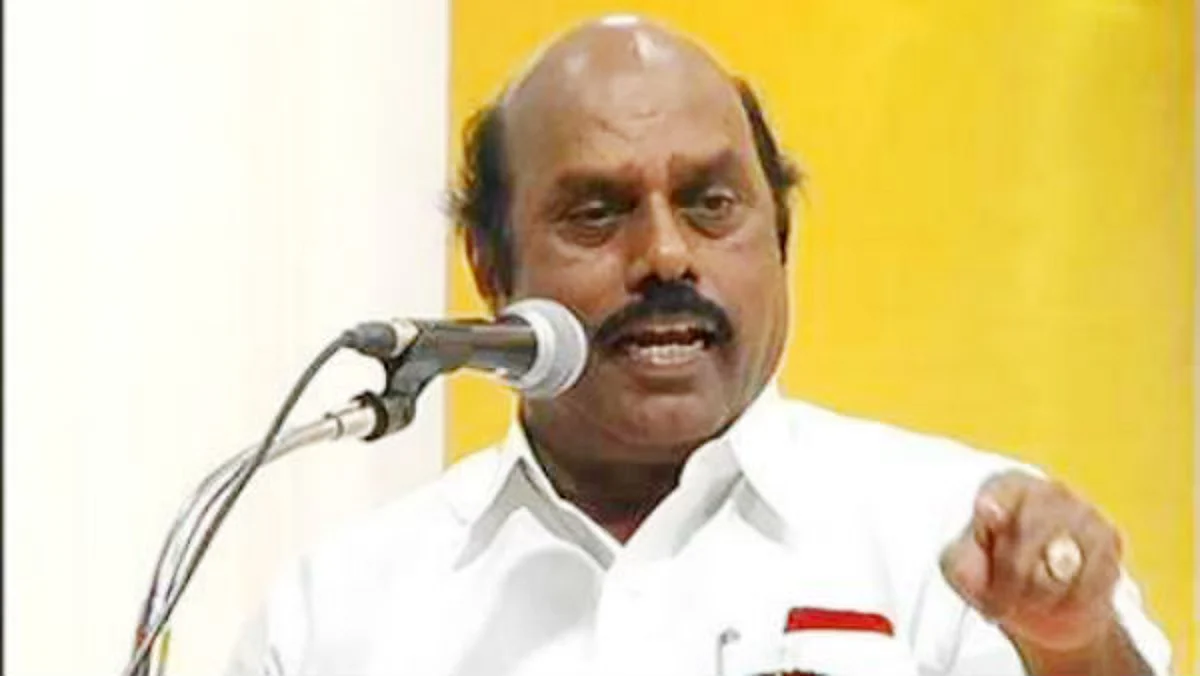 'நிலம் இல்லாதவர்கள் கூட பச்சை துண்டு போட்டுப் போராடுகிறார்கள்’- அமைச்சர் எ.வ.வேலு சர்ச்சை பேச்சு