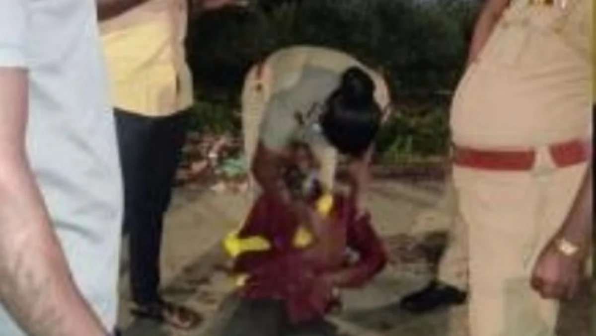 நெஞ்சுவலியால் சுருண்டு விழுந்த முதியவர்: ஆட்டோ பிடித்து மருத்துவமனையில் சேர்த்த பெண் இன்ஸ்பெக்டர்