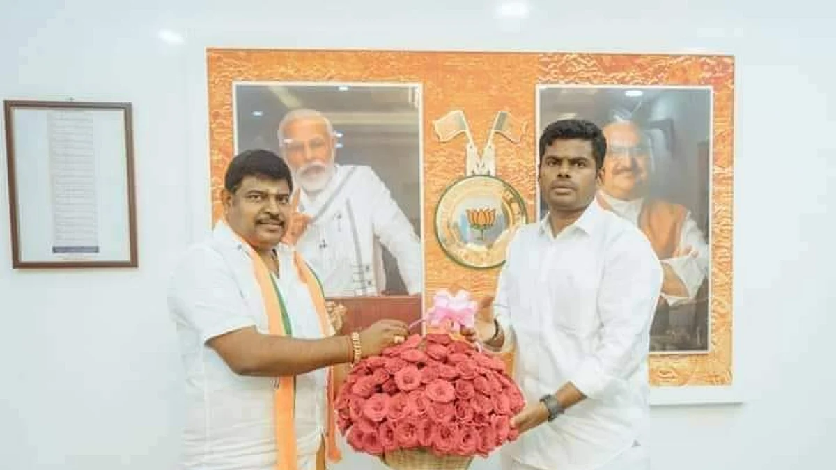 பாஜகவில் இணைந்த அதிமுக பிரபலம்: வரவேற்ற அண்ணாமலை!