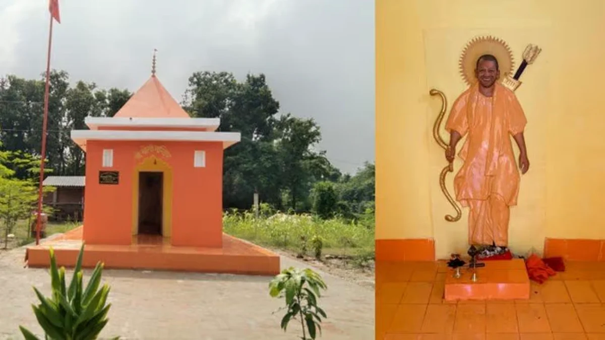யூடியூப் சேனலில் கிடைத்த பணத்தில் யோகிக்கு கோயில்: அயோத்தியில் அசத்தும் பக்தர்