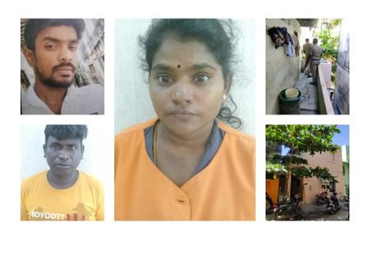 `சௌந்தர்யாவுடன் பழகாதே'; கள்ளக்காதலியுடன் சேர்ந்து வாலிபரை கொன்ற கள்ளக்காதலன்: மகன்களால் சிக்கிய பெண்