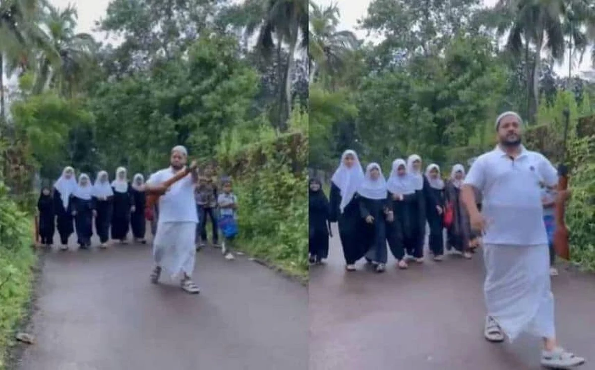 துப்பாக்கி பாதுகாப்போடு பள்ளி செல்லும் குழந்தைகள்: வெறிநாய் தொல்லை கேரளாவில் அதிகரிப்பு
