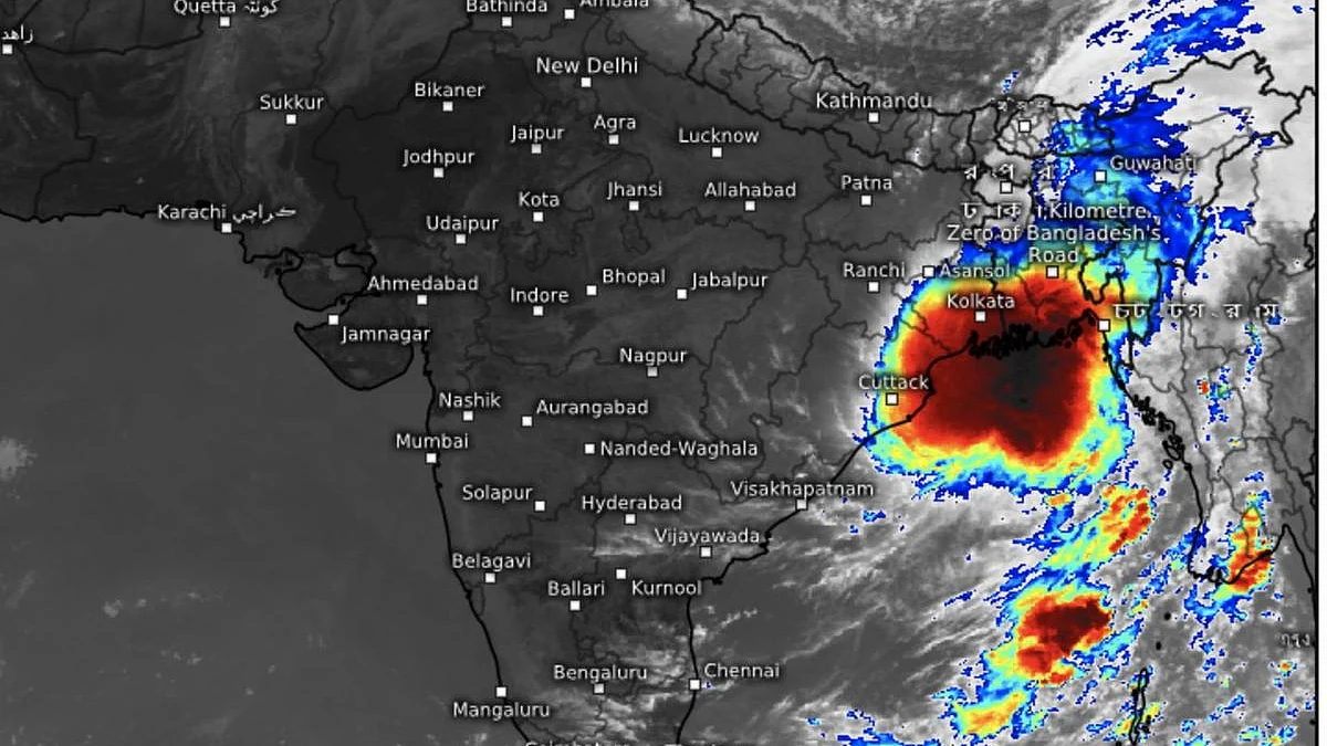 கரைகடந்த சிட்ராங் புயல் - துறைமுகங்களில் 2ம் எண் எச்சரிக்கை கூண்டு: மிரட்டும் கனமழை