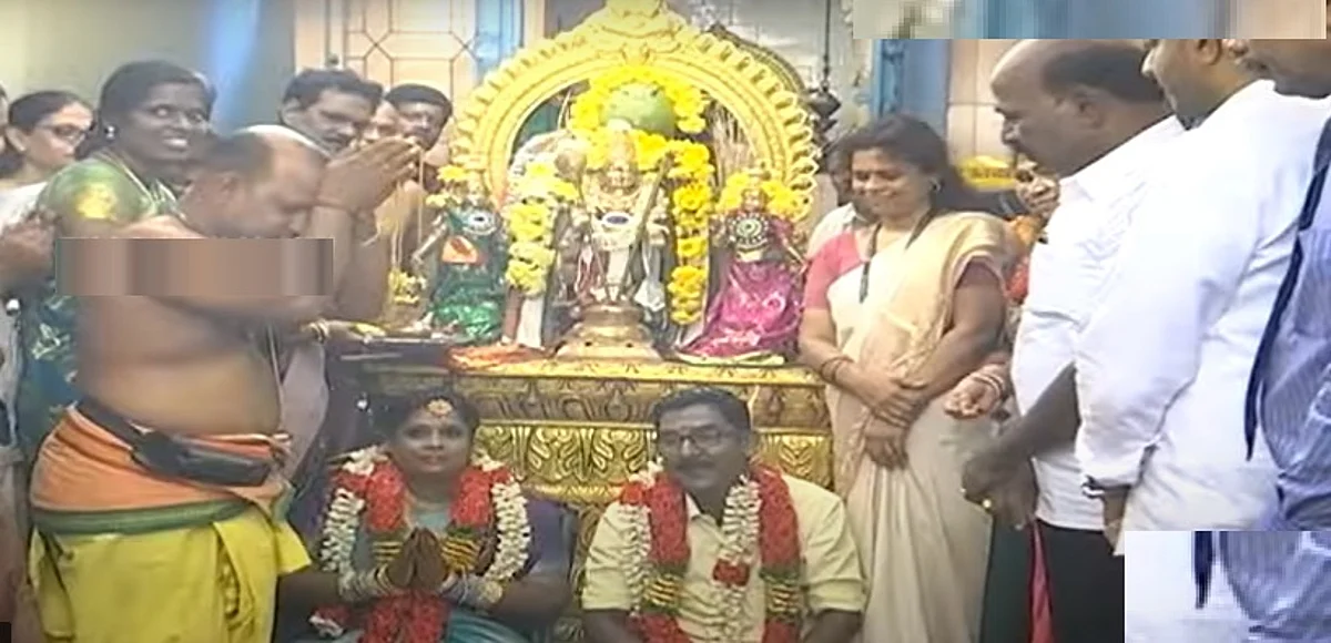 கீழ்ப்பாக்கம் மனநல காப்பகத்தில் மலர்ந்த காதல்: இளம்ஜோடிக்கு திருமணத்தை நடத்தி வைத்த அமைச்சர்!