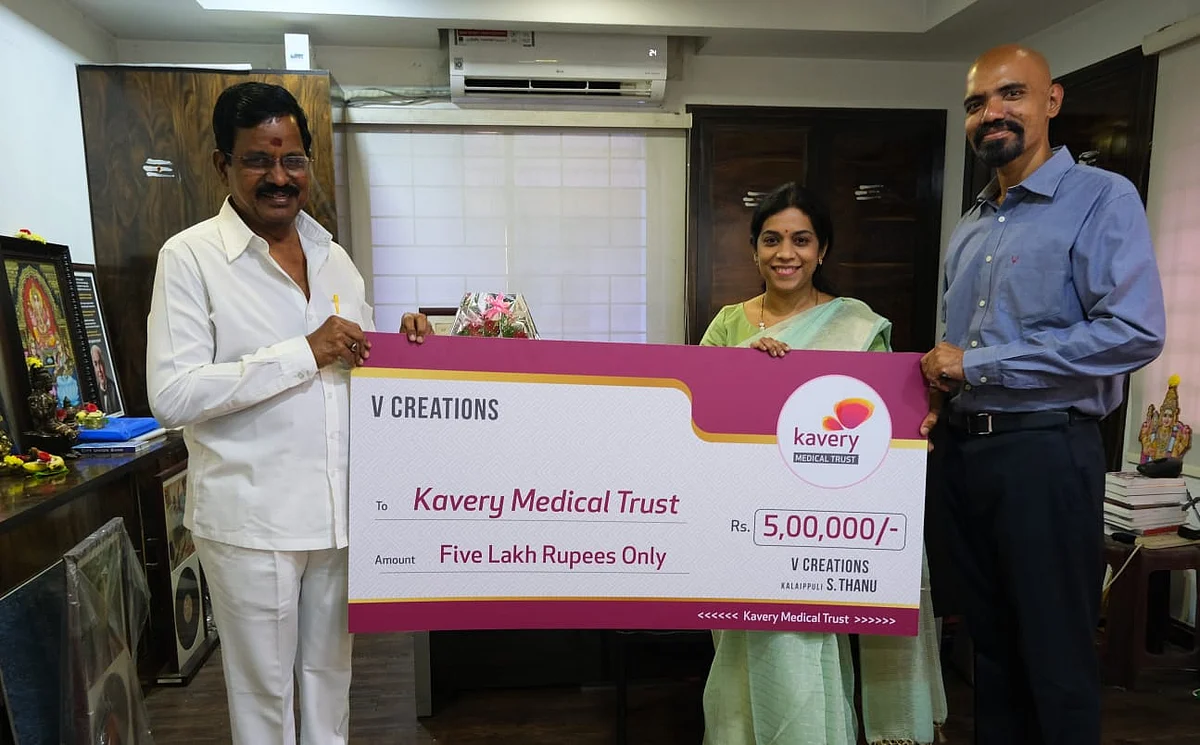நுரையீரல் மாற்று அறுவை சிகிச்சைக்கு காத்திருந்த பெண்ணுக்கு தயாரிப்பாளர் தாணு உதவி!