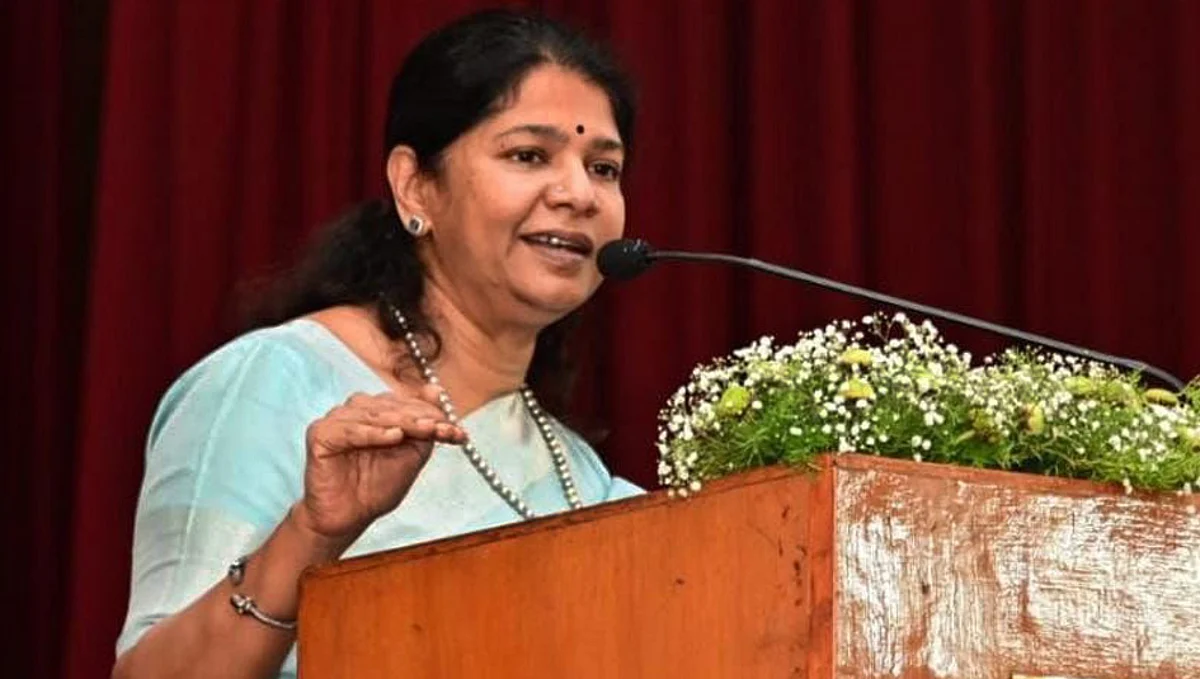 `திராவிட மாடல் ஆட்சிக்கு உலகத்துக்கே முதல்வர் ஸ்டாலின்தான் உதாரணம்'- எல்.முருகனுக்கு கனிமொழி பதிலடி!