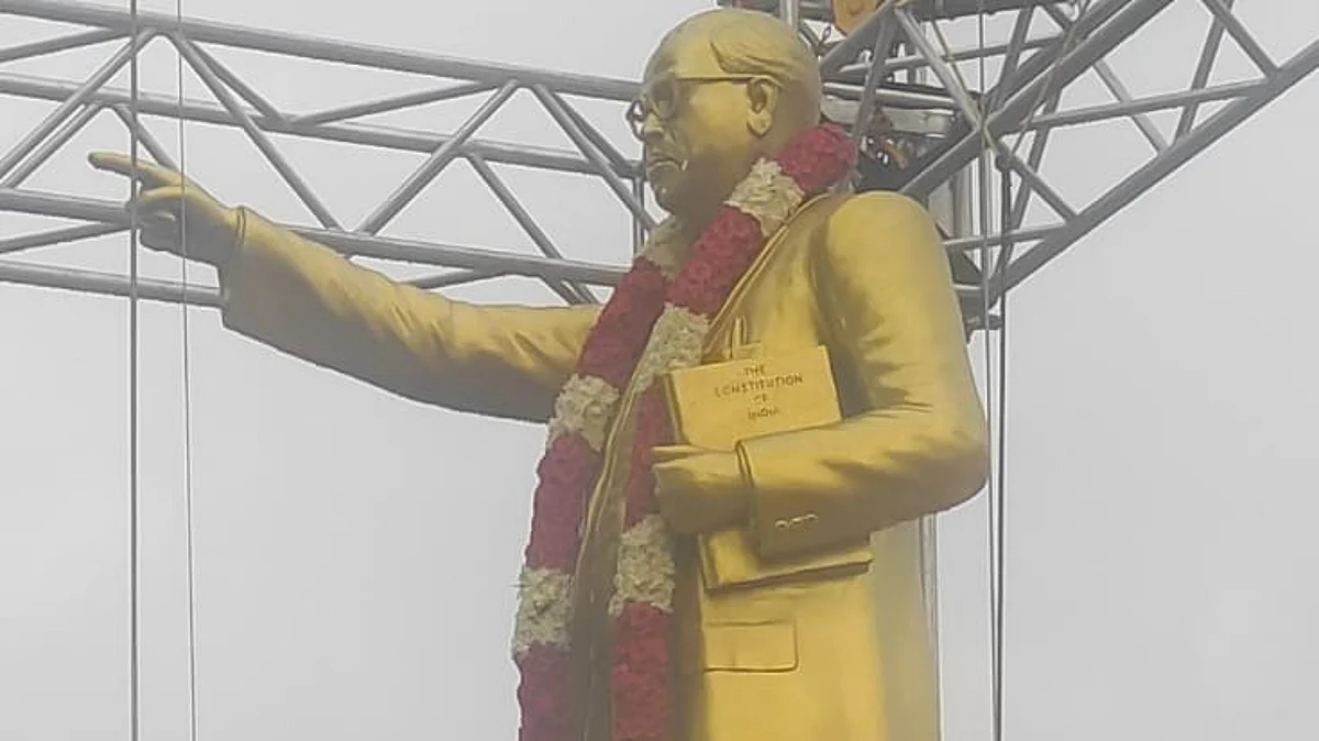 மணிமண்டபத்தில் அம்பேத்கர் உருவச்சிலை: முதல்வர் ஸ்டாலின் திறந்து வைத்தார்