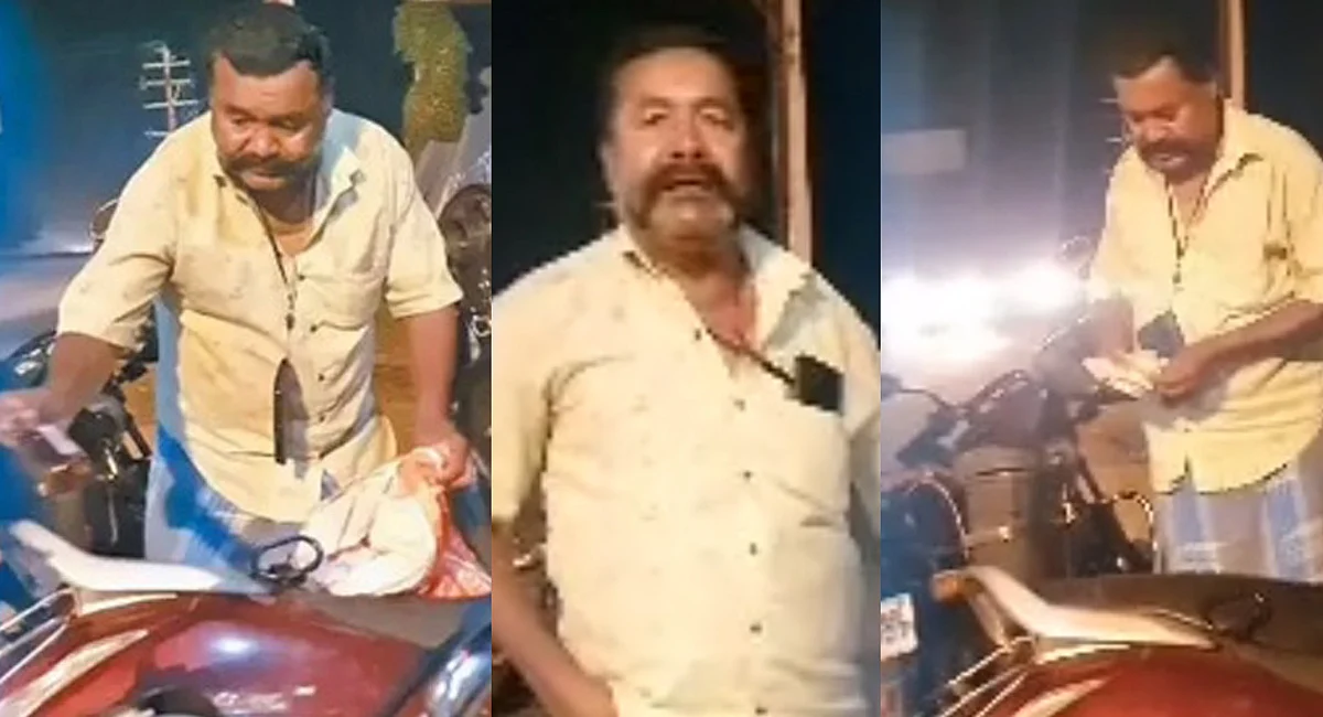 விடுமுறை நாளில் மதுவிற்பனை செய்யும் உதவி ஆய்வாளர்: சிக்க வைத்த வாட்ஸ்அப் வீடியோ!