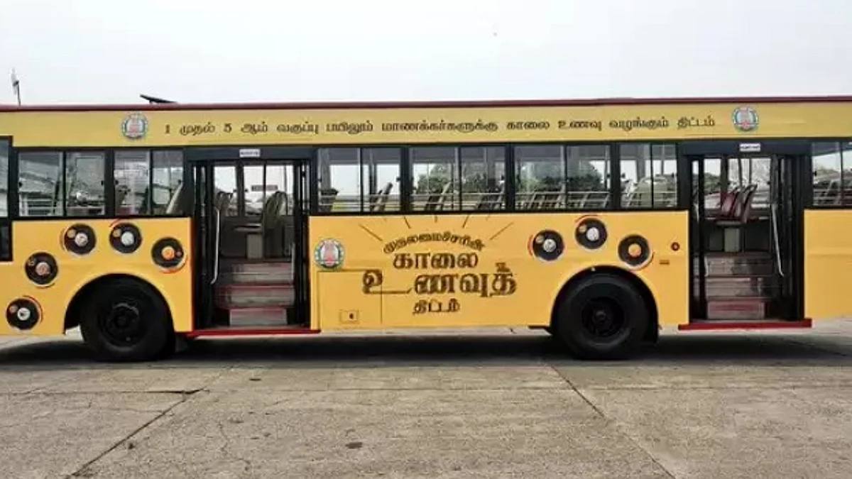 புதுமைப் பெண், காலை உணவுத் திட்டம் விழிப்புணர்வு: அரசுப் பேருந்துகள் மூலம் தமிழக அரசு விளம்பரம்!