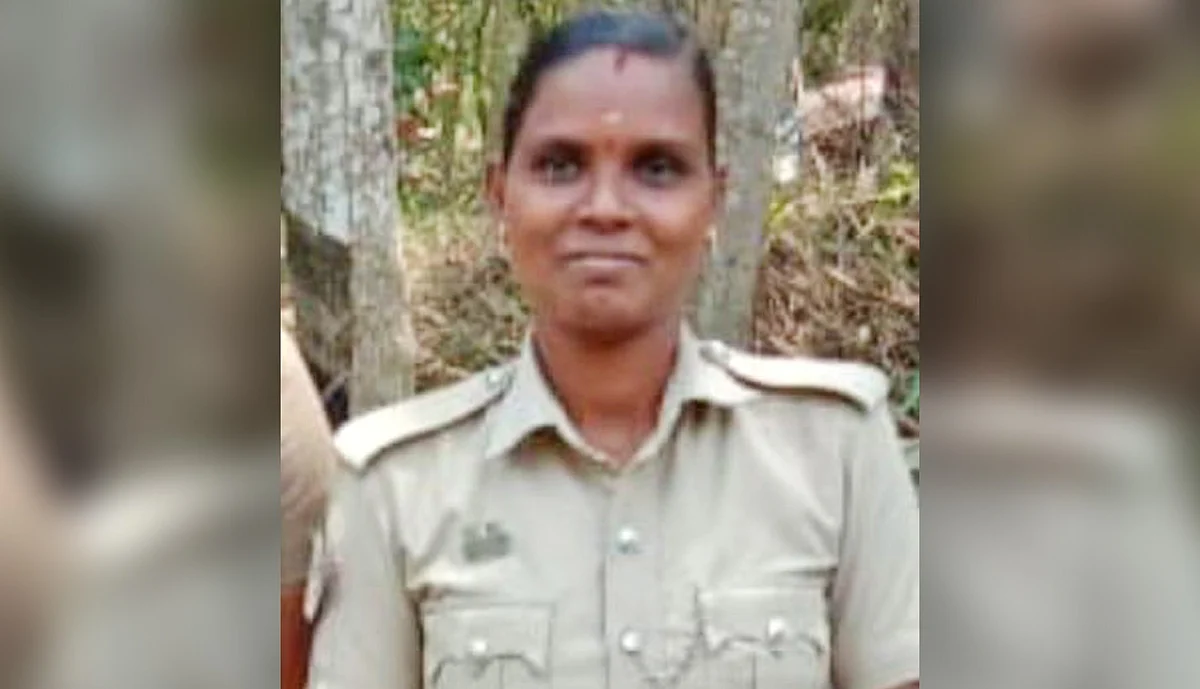 பலியான பெண் காவலர் உஷா