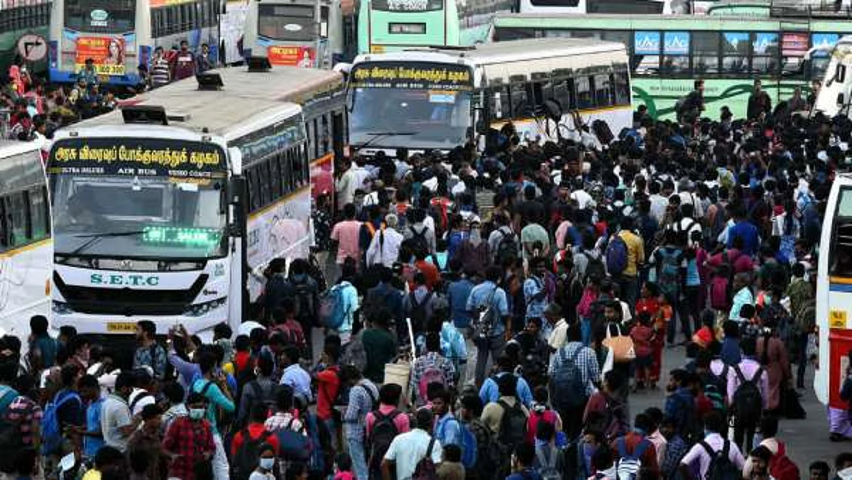 தொடர்விடுமுறை எதிரொலி : 2 நாட்களில் 3.12 லட்சம் பேர் சென்னையில் இருந்து பயணம்