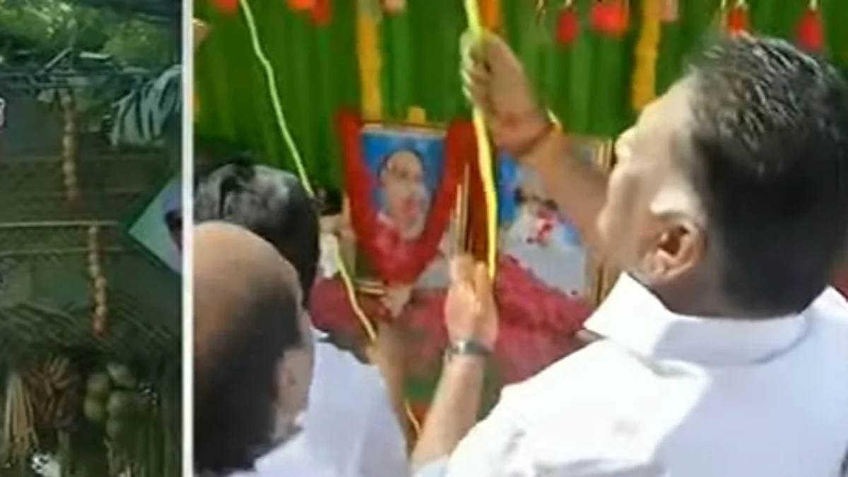 தலைமை அலுவலகத்தில் ஈபிஎஸ், எம்ஜிஆர் நினைவு இல்லத்தில் ஓபிஎஸ்: அதிமுக பொன்விழா ஆண்டு நிறைவு விழா கொண்டாட்டம்!