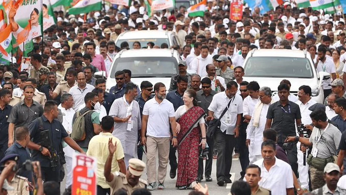 ராகுல் காந்தியுடன் நடைபயணத்தில் இணைந்தார் சோனியா காந்தி: காங்கிரஸ் தொண்டர்கள் உற்சாகம்!