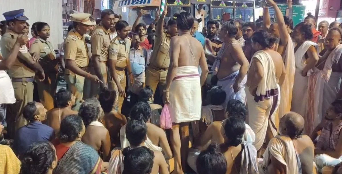 விஸ்வரூபம் எடுக்கும் தீட்சிதர்கள் குழந்தை திருமண விவகாரம்: தொடர் கைதுகளால் சிதம்பரத்தில் வெடித்தது போராட்டம்