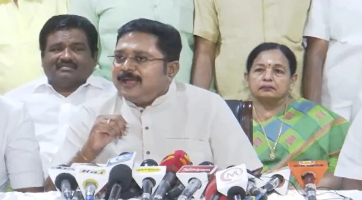 `அரைக்கால் சதவீதம் கூட பழனிசாமியுடன் கூட்டணி கிடையாது'- பதிலடி கொடுத்த டி.டி.வி.தினகரன்