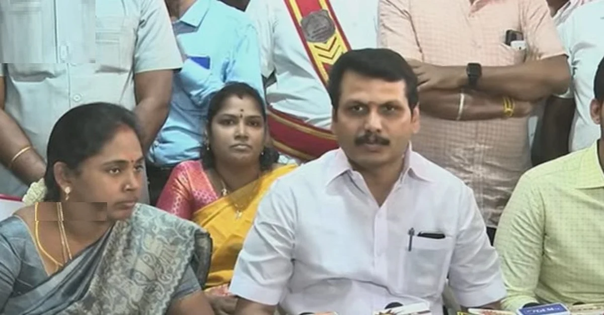 `உலகத்திலேயே பெரிய கரகாட்ட கோஷ்டி அண்ணாமலை கோஷ்டிதான்'- கிண்டல் செய்த செந்தில் பாலாஜி