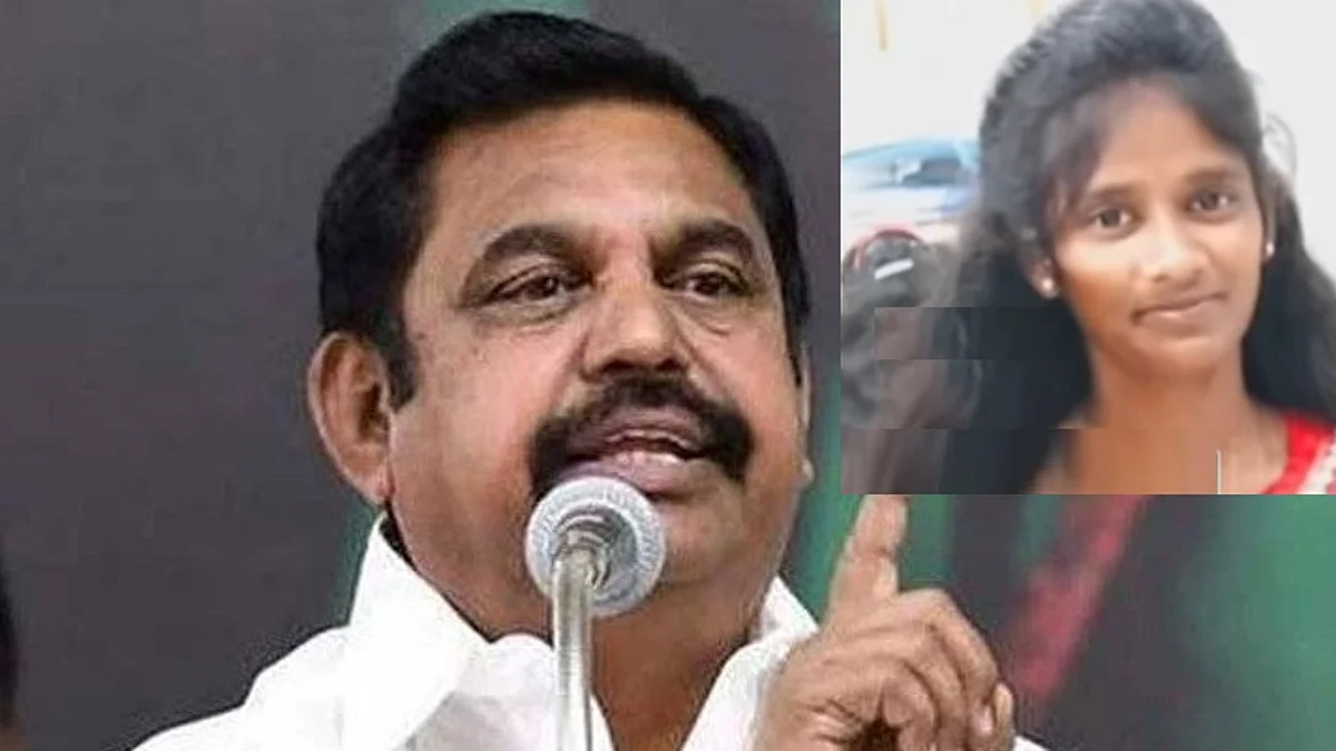 `கால்பந்து வீராங்கனை மரணத்துக்கு திமுக அரசே காரணம்'- எடப்பாடி பழனிசாமி குற்றச்சாட்டு