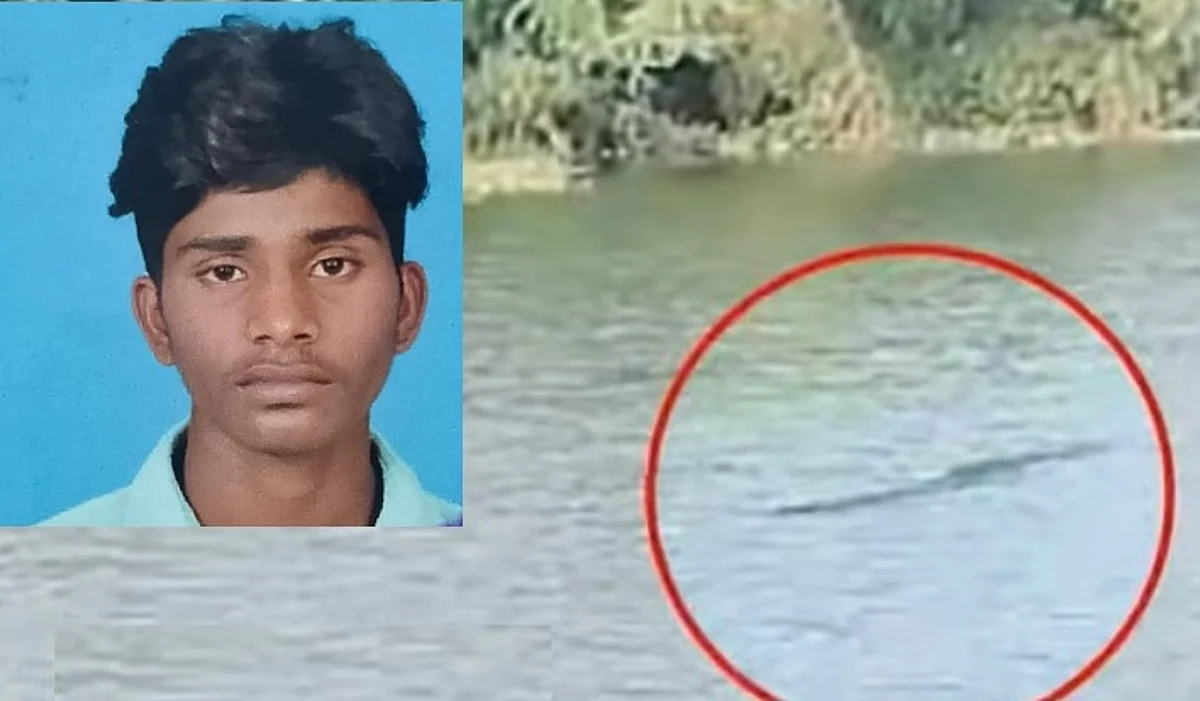 நண்பர்கள் கண்முன்னே மாணவனை இழுத்துச் சென்ற முதலை: குளித்தப்போது நடந்த பயங்கரம்