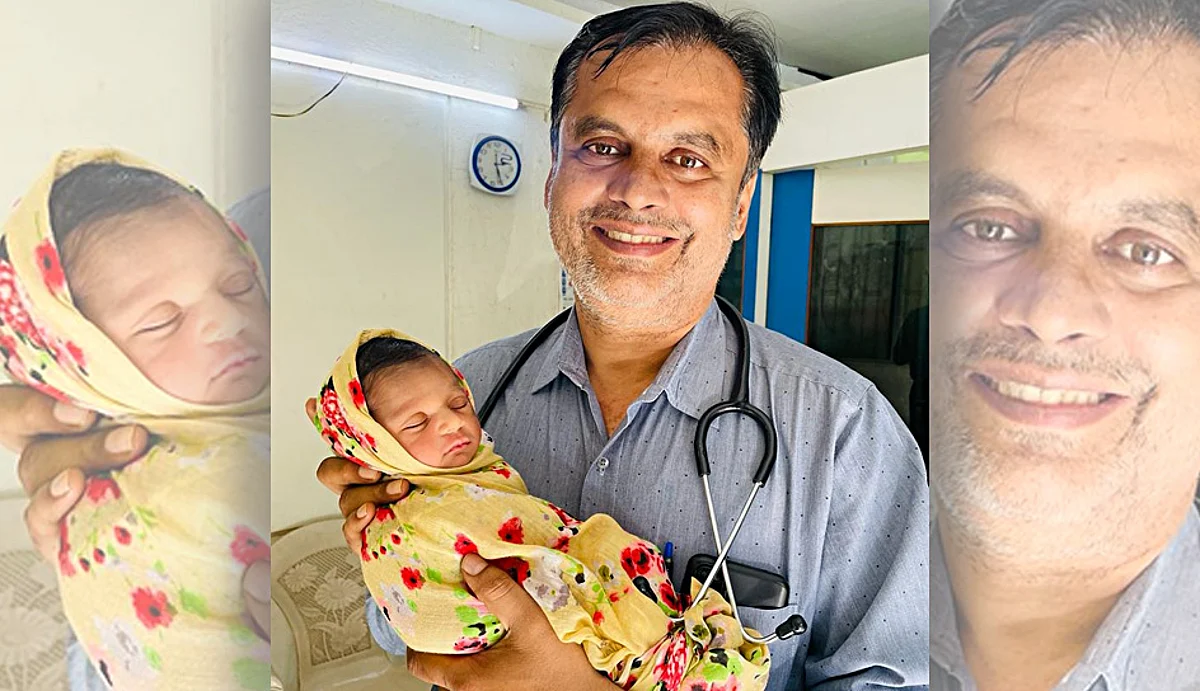 பெண்குழந்தை பிறந்தால் கட்டணம் தள்ளுபடி - கேக் வெட்டி கொண்டாட்டம்: அசத்தும் புனே மருத்துவர்!
