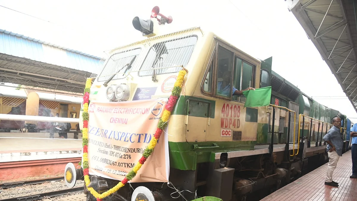திருச்செந்தூர் முருக பக்தர்கள் இனி 110 கி.மீ வேகத்தில் ரயிலில் பயணம் செல்லலாம்