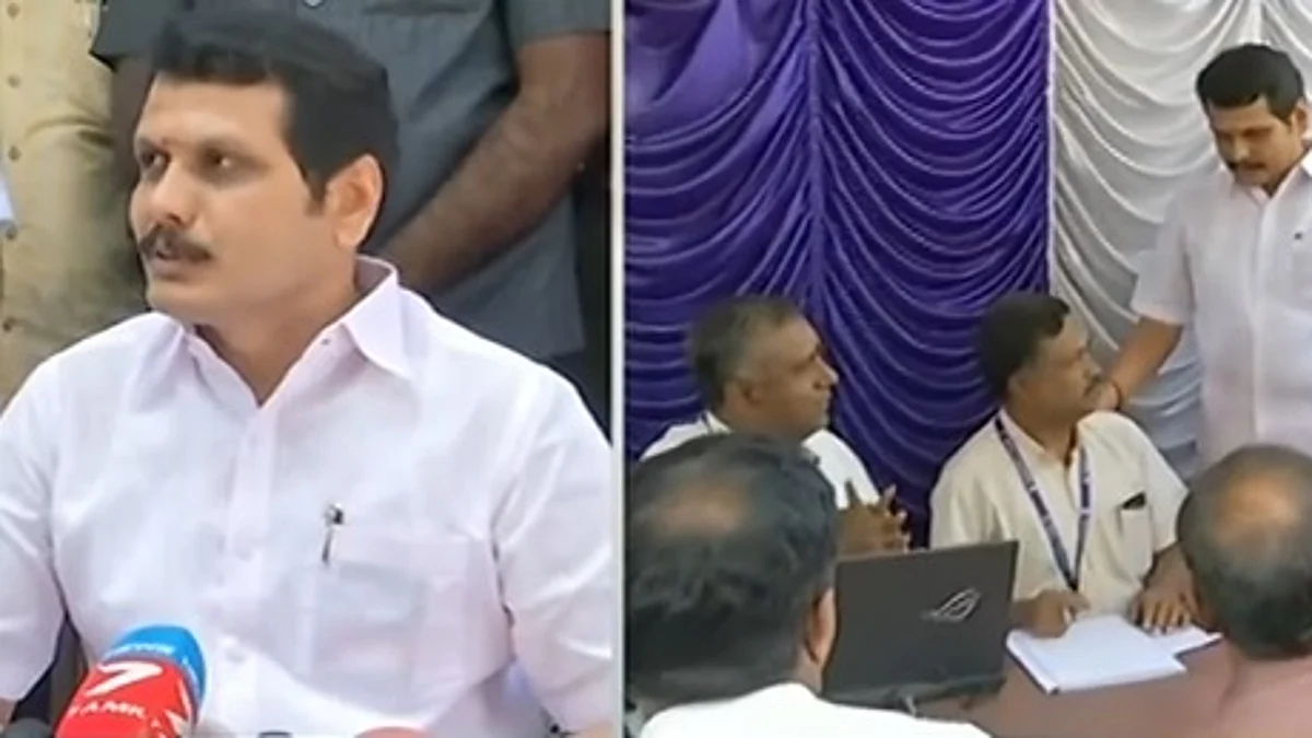 `மின் இணைப்புடன் ஆதாரை இணைக்காவிட்டால் என்ன நடக்கும்?- அமைச்சர் செந்தில் பாலாஜி பதில்