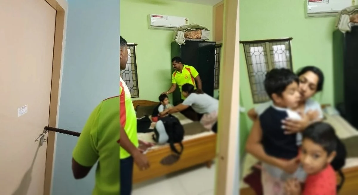 வீட்டு அறையில் சிக்கிய மகன்; பரிதவித்த தாய்: 10 நிமிடத்தில் அதிரடியாக மீட்ட தீயணைப்பு வீரர்கள்