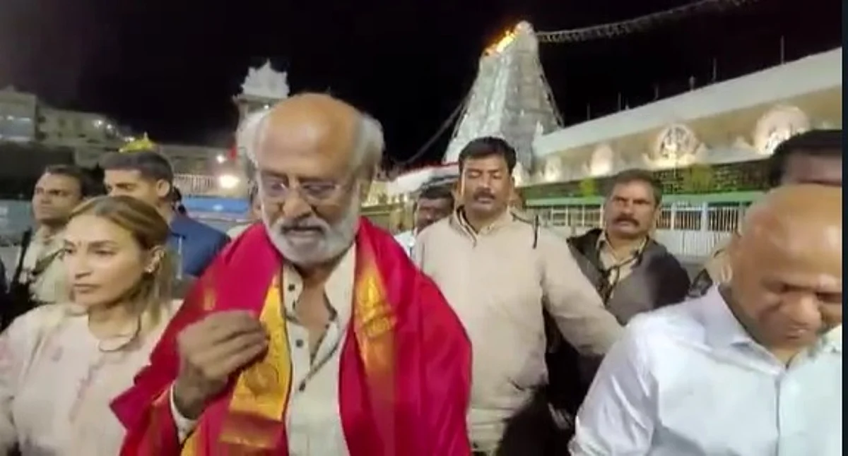 மகளுடன் திருப்பதியில் சாமி தரிசனம்: ஏ.ஆர்.ரஹ்மானுடன் அமீன் தர்காவுக்கு செல்கிறார் ரஜினிகாந்த்!