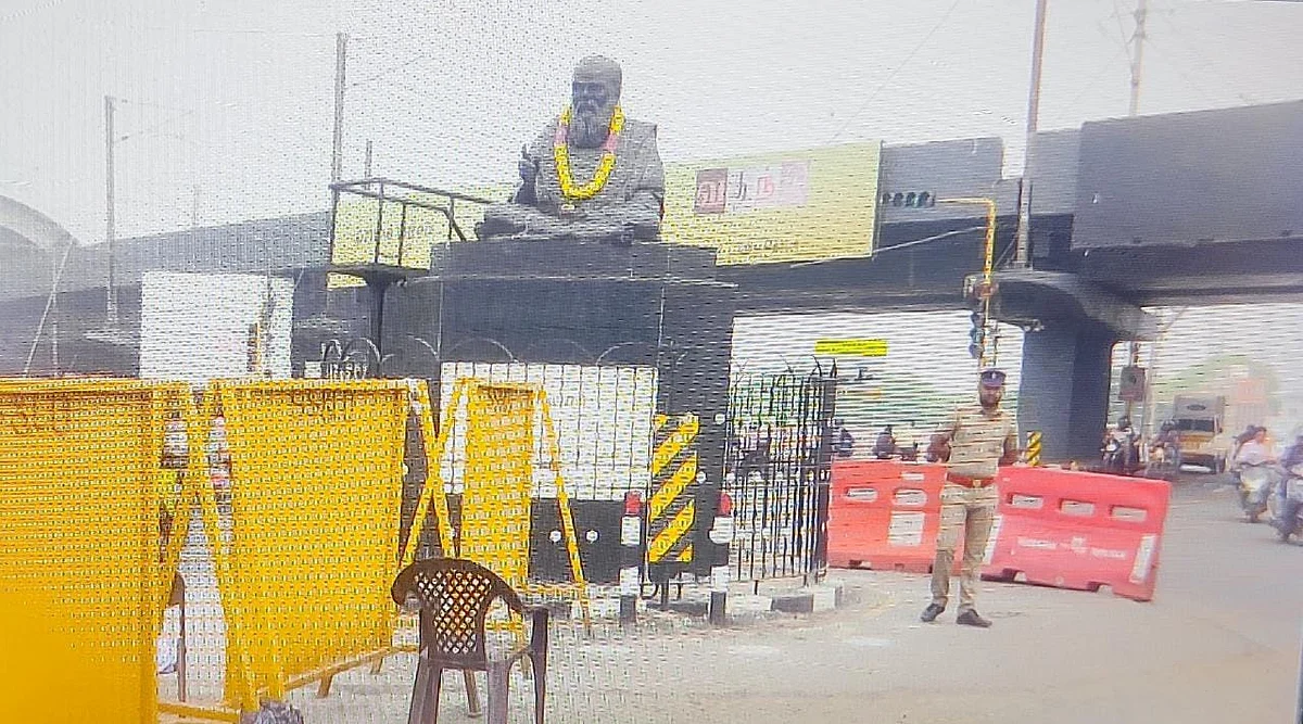 சென்னையில் பெரியார், அம்பேத்கர் சிலைகளுக்கு போலீஸ் பாதுகாப்பு!