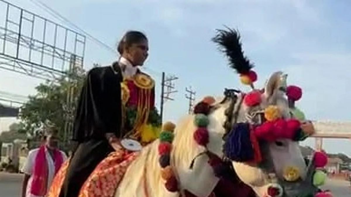பெண் வழக்கஞருக்கு வரவேற்பு