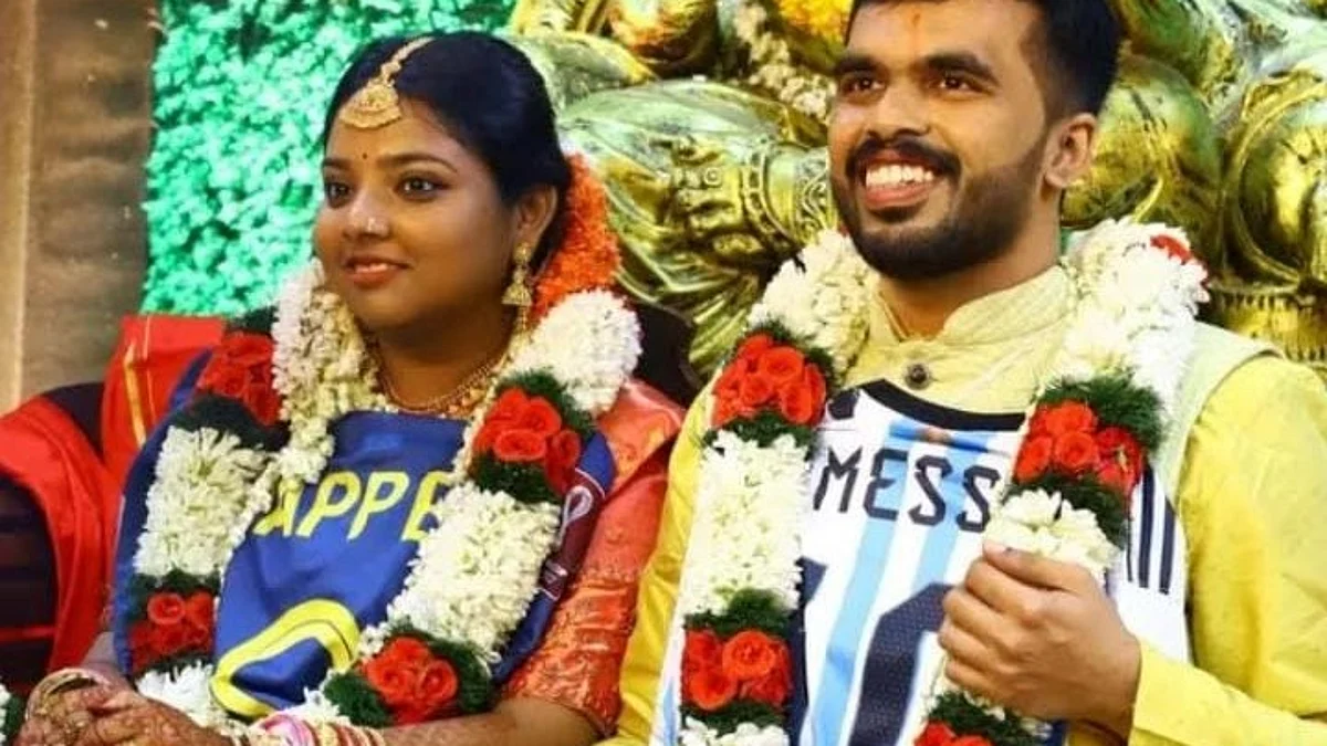 மெஸ்ஸி ரசிகருக்கும் - எம்பாப்பே ரசிகைக்கும் டும்டும்..