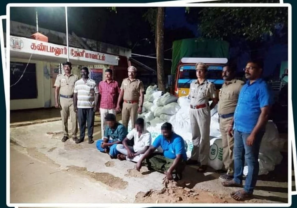 வாகன சோதனையில் இரவில் சிக்கிய குட்கா பண்டல்