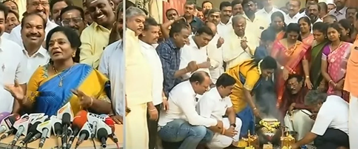தமிழ்நாடு பொங்கலா, தமிழக பொங்கலா?: அதிரடி கேள்விக்கு `நச்' பதில் அளித்த தமிழிசை