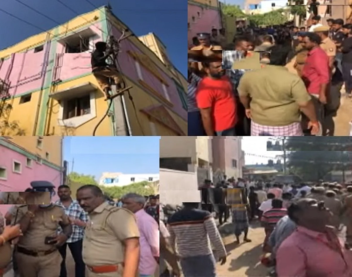 செல்போன் பேசியபோது பாய்ந்த மின்சாரம்: தூக்கி வீசப்பட்ட இளம்பெண்கள்: தாம்பரம் விடுதியில் பயங்கரம்